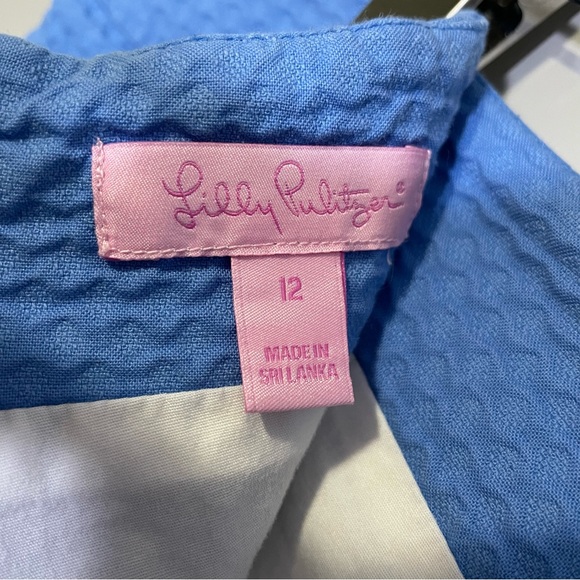 Lilly Pulitzer Skort Skirt - Bay‎ Blue Nautical Starfish - Picture 8 of 9